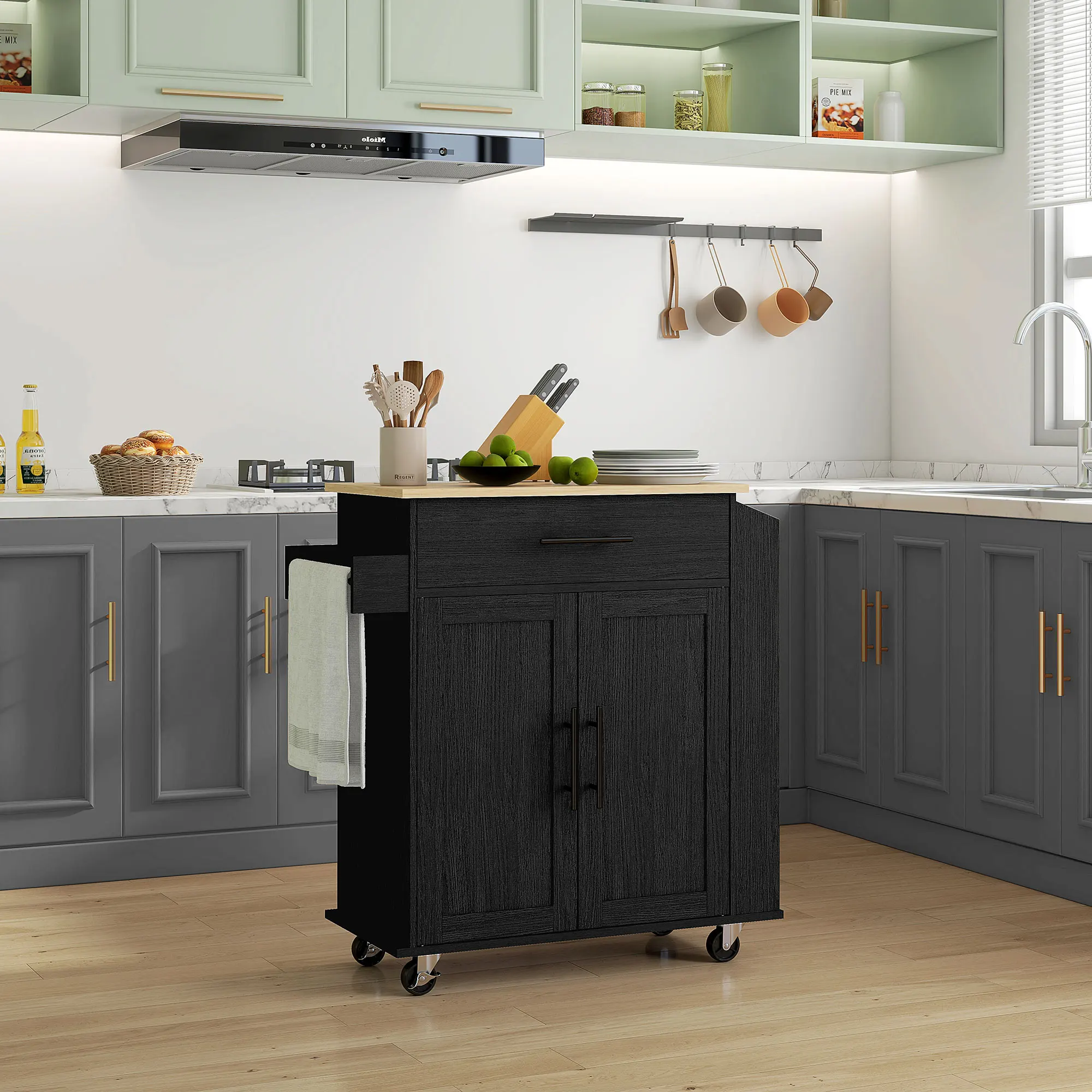 Thumbnail 2 - #7 Rolling Kitchen Islands Sale