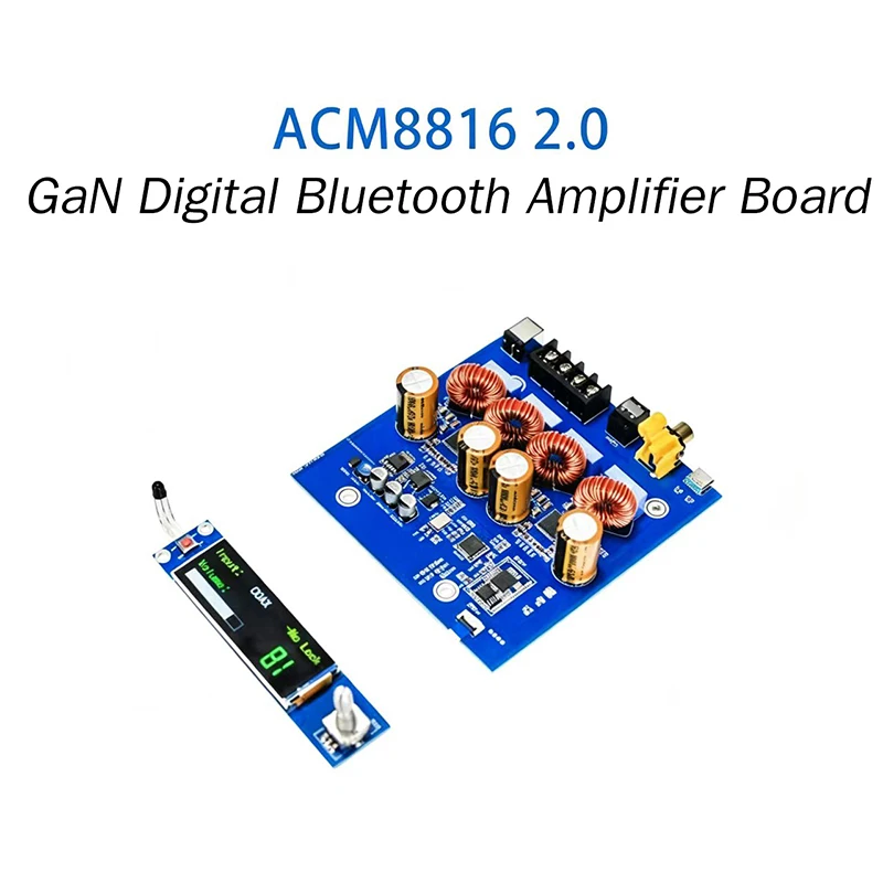 LYELE ACM8816 A816 2.0-Channel 300W+300W High-Power Amplifier Board — Bluetooth Digital Amplifier Board for Home Theater
