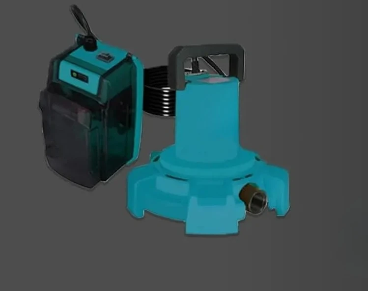 Makita 18V BL1830 Battery, Electric Dirty Water Pump for Garden Pond, Hot Tubs, Pool (Tool Only) Cordless Submersible Pump for