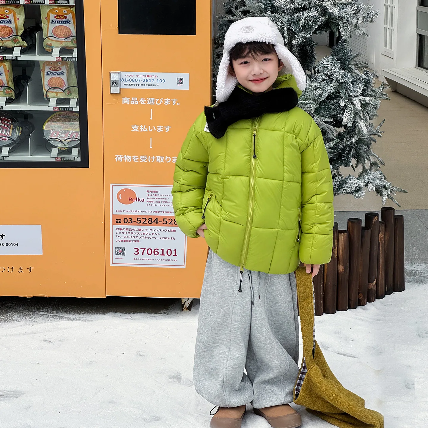 

2025 зимняя новая модная однотонная одежда с хлопковой подкладкой для мальчиков, утепленная теплая повседневная одежда с капюшоном