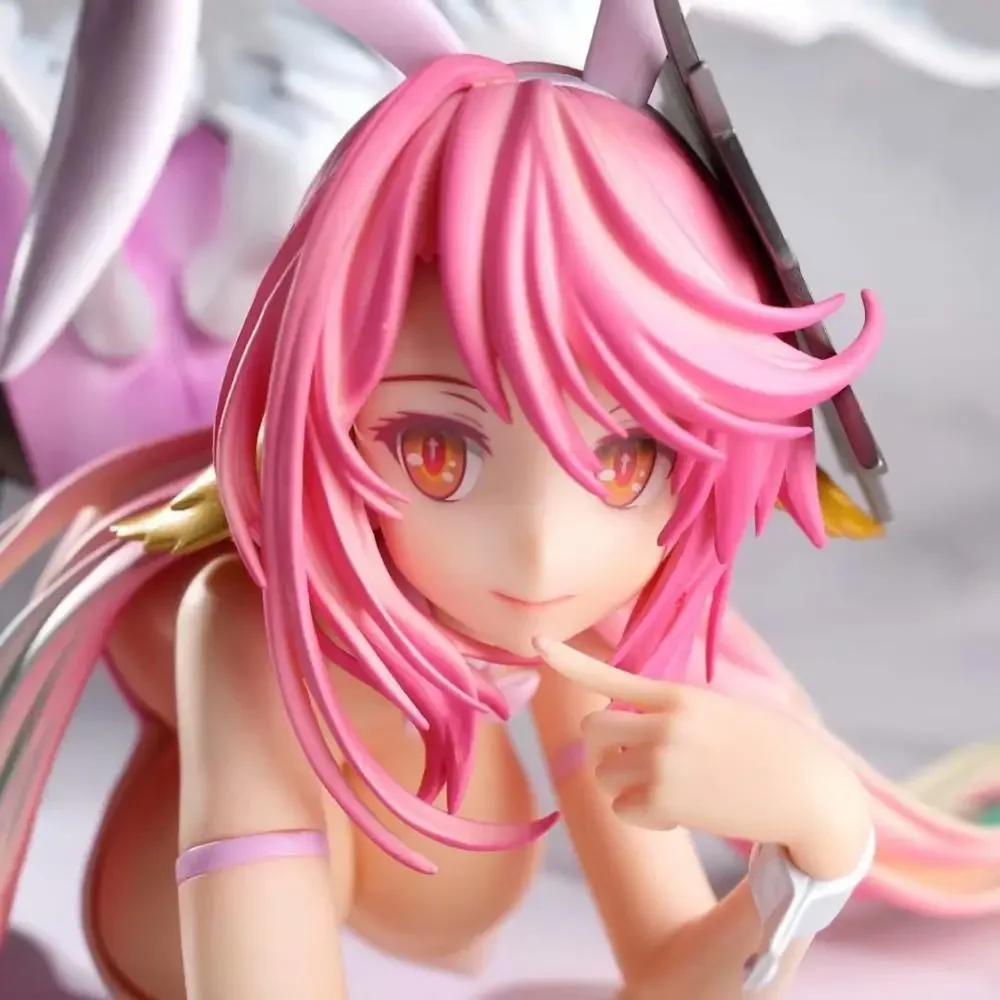 No Game No Life Jibril Bunny Ver. 1/4 Scale PVC  Anime Figure Figurines Model Toys Sexy Girl Collection Doll Gift T30