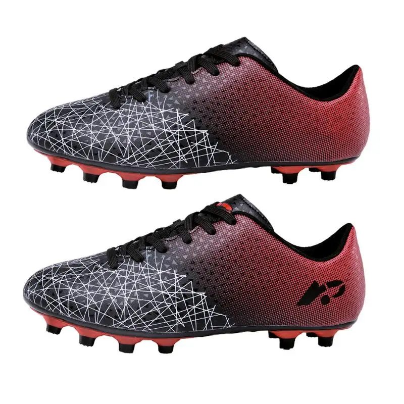 

Men Boys Soccer Shoes Football Boots Comfortable Ankle Kids Cleats Training Sport Sneakers Football Shoes For Outdoors