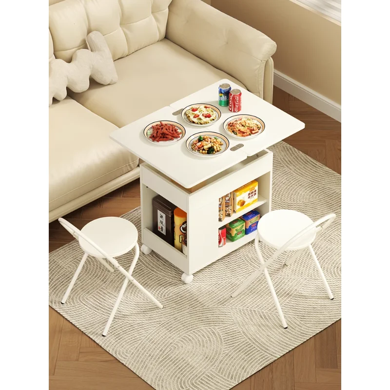 

Removable coffee table folding table lifting table living room multi-functional sofa side cabinet household small apartment tea