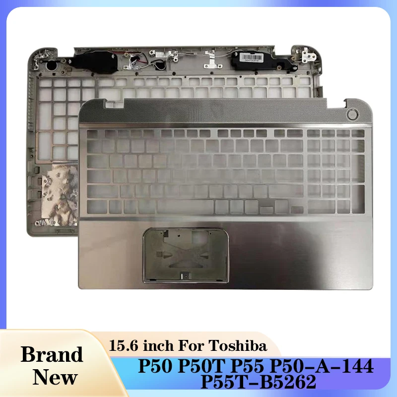 For Toshiba Satellite P50 P50T P55 P50-A-144 P55T-B5262 H000071010 Laptop Case Palmrest Upper Case Silver