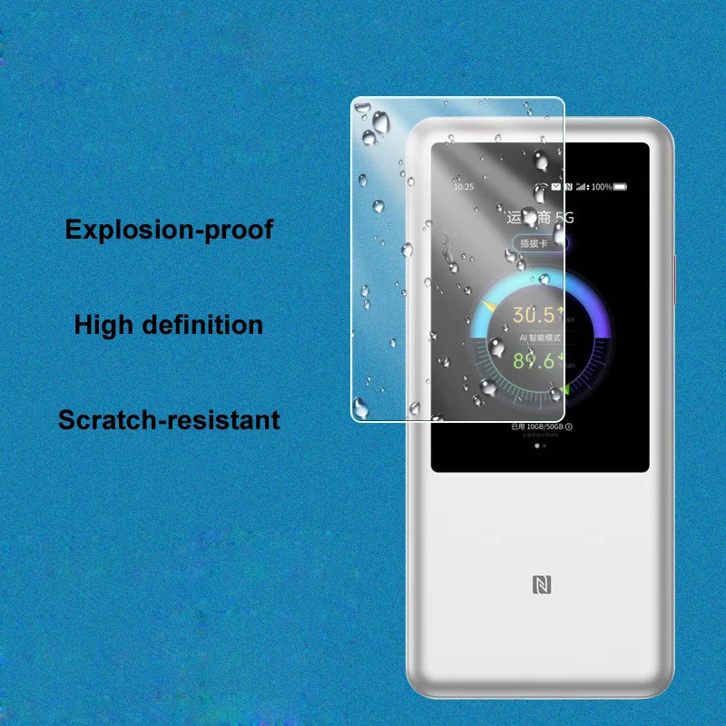 Kratzfeste 9H Premium Schutzfolie aus gehärtetem Glas für ZTE U60 Pro MU5250 5G Pocket WIFI Router