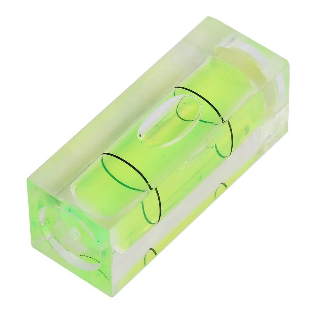 เครื่องวัดระดับเสาทรงบับเบิ้ลทรงสี่เหลี่ยมมุมฉาก5 10X10X29mm เครื่องมือสร้างสมดุล