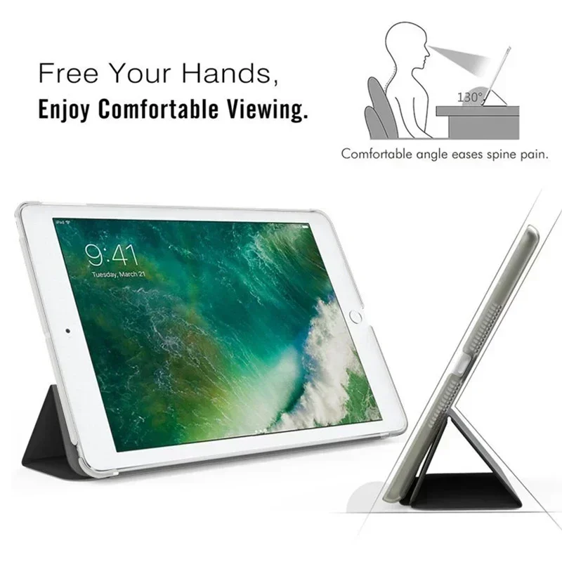 غطاء واقي لـ Xiaomi Mi Pad 5 ، حافظة تابلت ، جلد ، حامل ثلاثي الطي ، 11 بوصة ، 5 برو ، PU ، PU