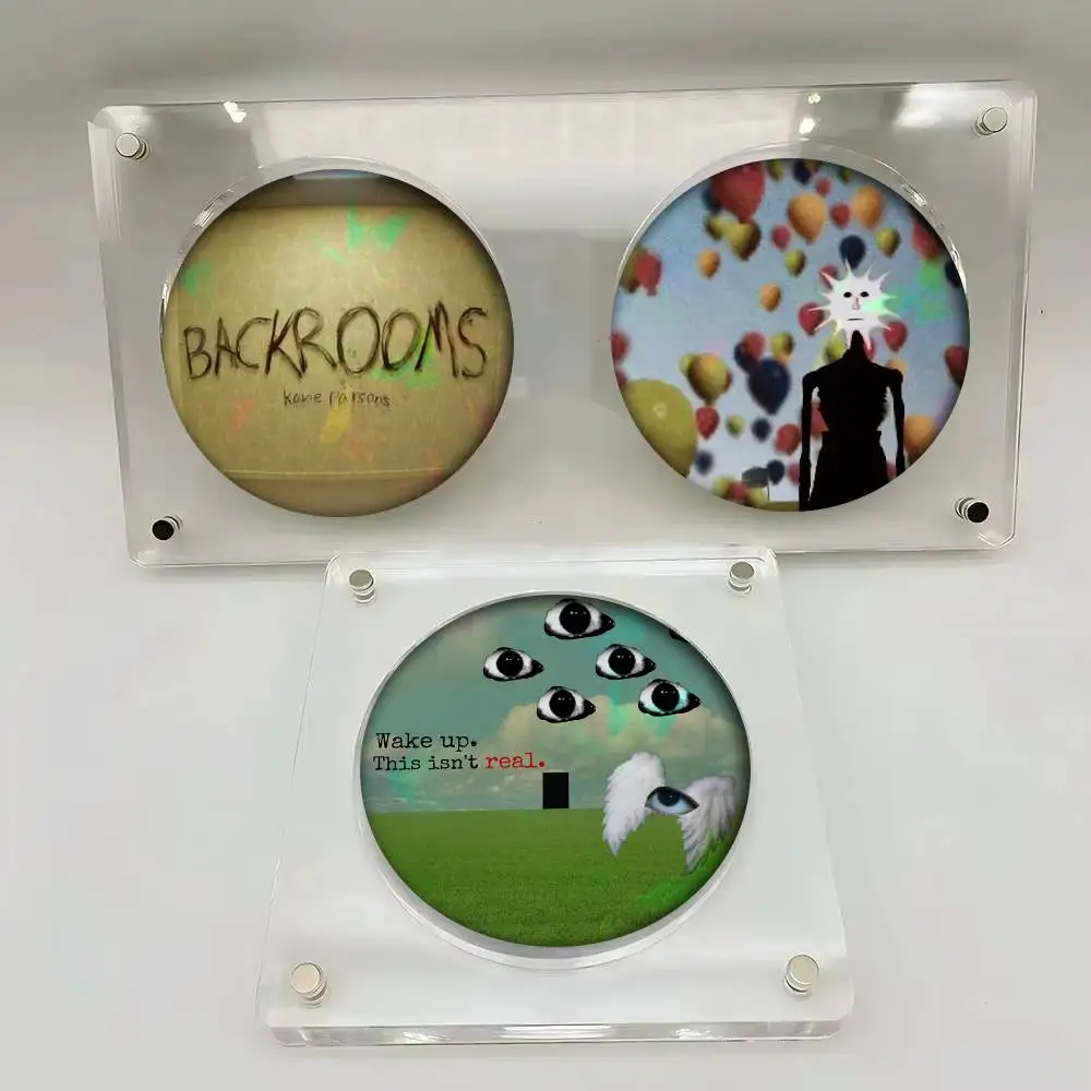 The B-ackrooms movie 2026 Creator Tinplate Pin Button Custom Anime Role Old-school Brooch Cartoon Collar Badge Jewelry Gift Fans