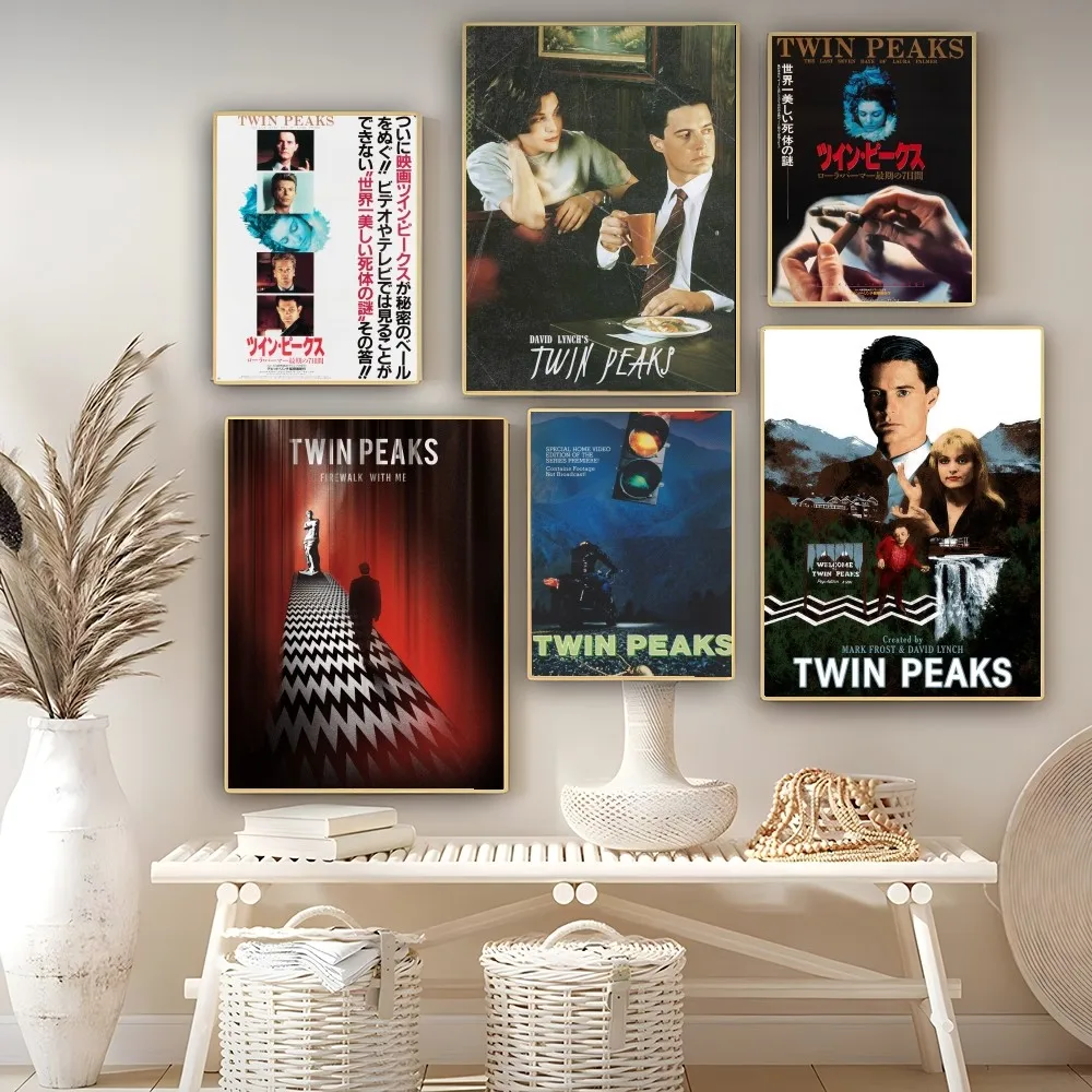 Twin-Peaks-TV-Series Whitepaper Poster Waterproof Paper Stic