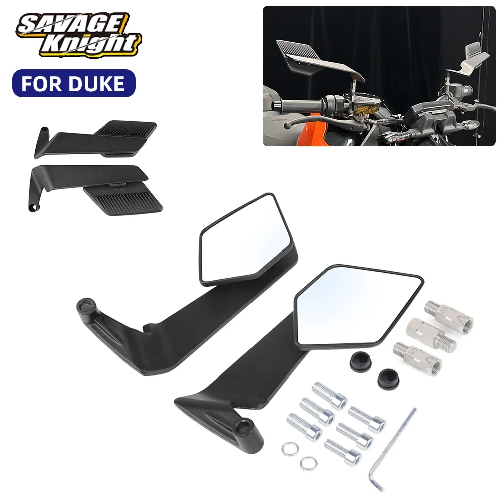 

2025 For Duke Motorcycle Accessories Stealth Winglet Rearview Mirror Kit For 125 390 790 890 Duke 1290duke /R DUKE690 2008-2024