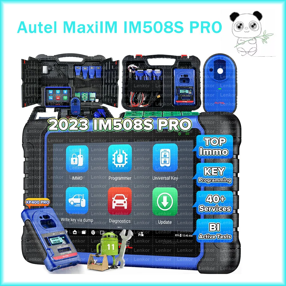 2023 Autel MaxiIM IM508S PRO with XP400Pro Kit All-In-One Key Fob Programming Tool ECU IMMO OBD2 Auto Car Diagnostic Scan Tool