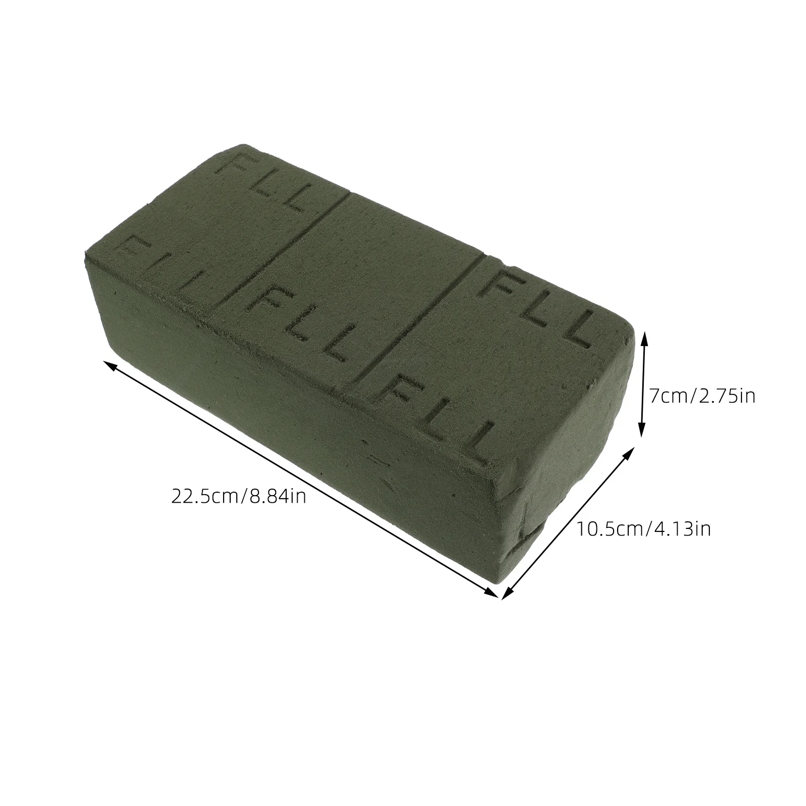 4 قطع من كتل الزهور، قاعدة ترتيب الزهور الخضراء للحرف اليدوية، الزهور الاصطناعية الطازجة، لوازم حديقة الطوب الرغوي