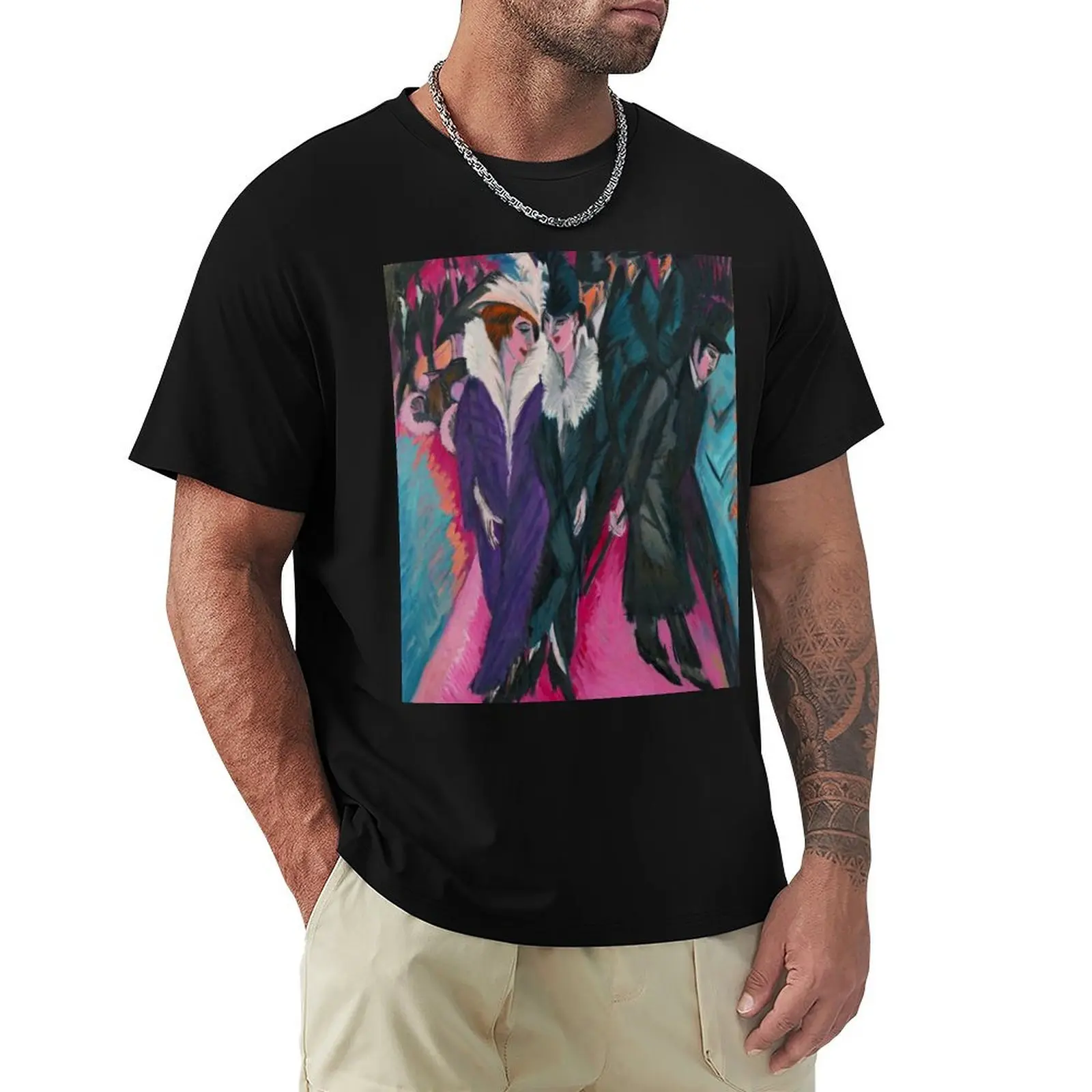 Ernst Ludwig Kirchner Street, Berlin (1913) T-Shirt essential t shirt T-Shirt