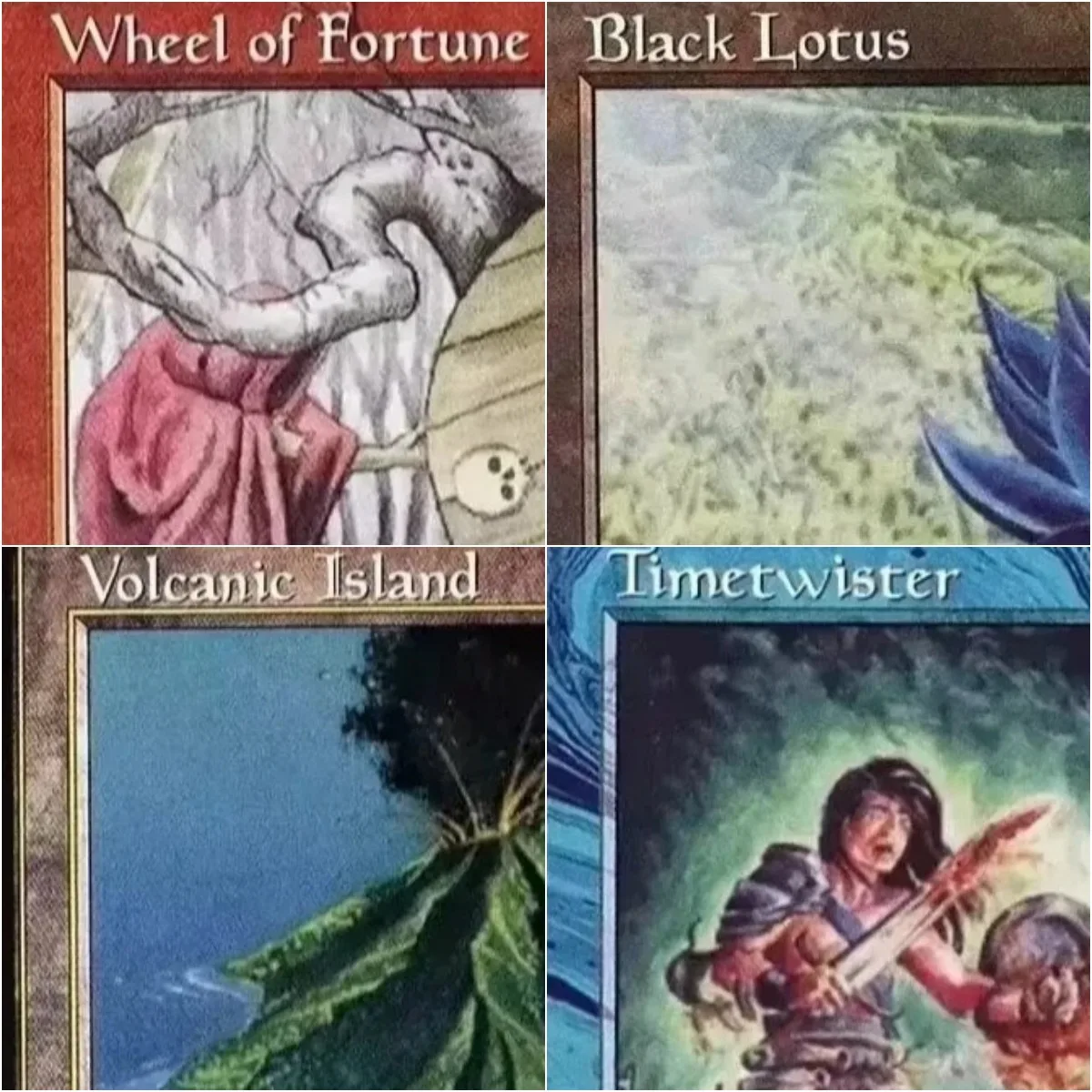 30th regular "blacklotus/volcanic island/mox pearl" TCG Proxy Cards Playing Cards Board Game Trading Cards