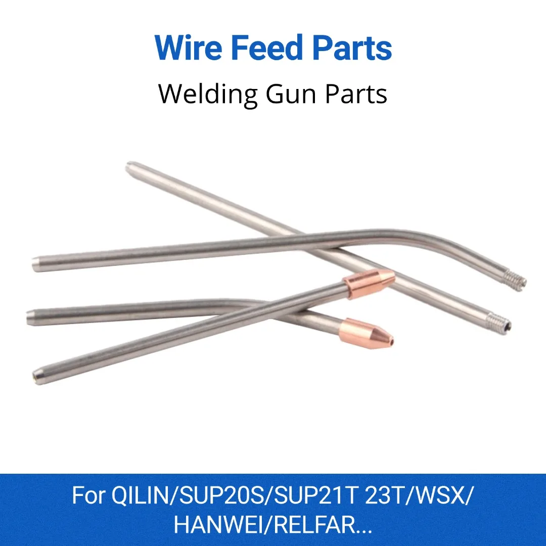 Laser Welding Wire Feed Nozzle D7 M5 H15 Guide Wire Straight Tube For QILIN/SUP20S/SUP21T 23T/WSX/HANWEI/RELFAR Laser Welding