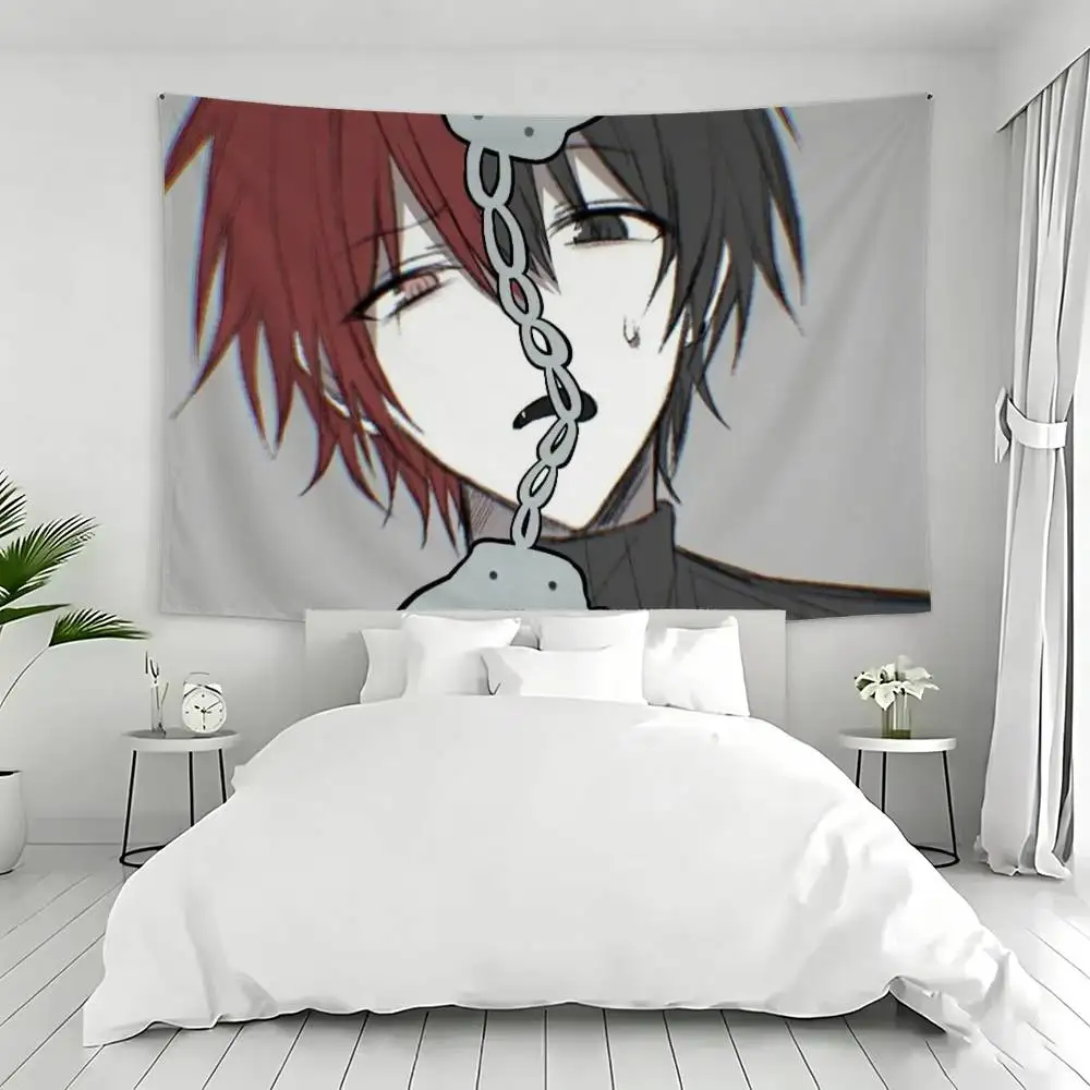 Z-Zeno Remake Anime Tapestry Flags Wall Hanging Background Art Banner for Bedroom Home Outdoor Decor