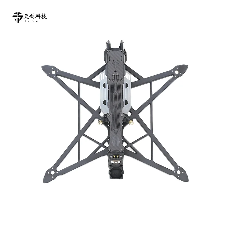 TJRC 8V2/10 Carbon Fiber FPV Drone Frame Kit Long Range HD Racing Quadcopter