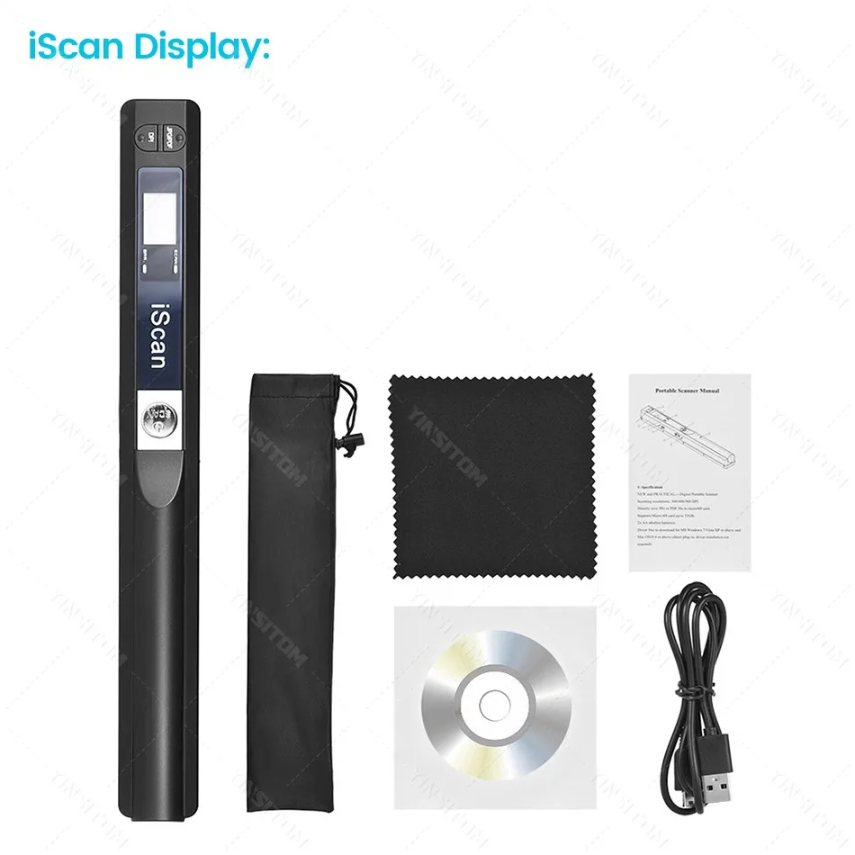 iScan01 Portable A4 Document Reader Scanner 900DPI For Contract Books Office Business Handheld Mobile Scanners JPG PDF Format