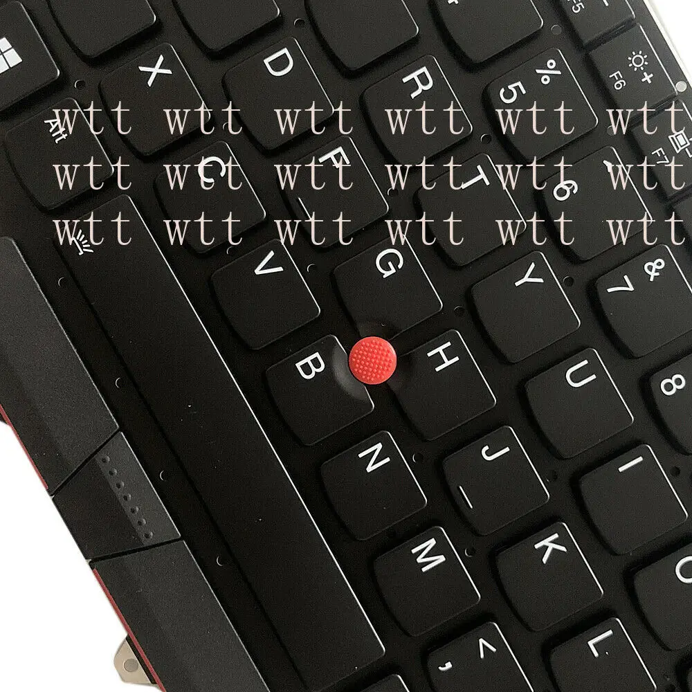 لوحة مفاتيح بإضاءة خلفية أمريكية لجهاز Lenovo Thinkpad E15 SN20U64129-01 -
