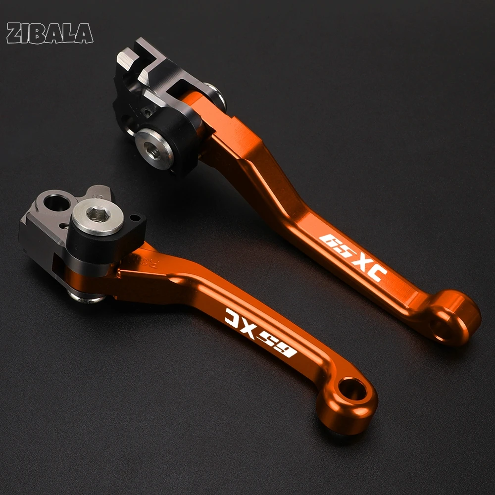 

for 65XC 2004 2005-2018 CNC Aluminum Motorcycle Motocross Dirt Pit Bike Folding Clutch Brake Handle Pivot Brake Clutch Lever