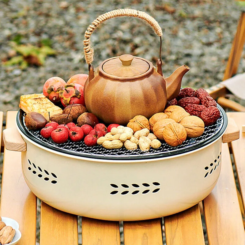 Stove for Brewing Tea Tabletop for Family Gatherings Heating Barbecue Outdoor Grill Indoor Korean Style Carbon Stove