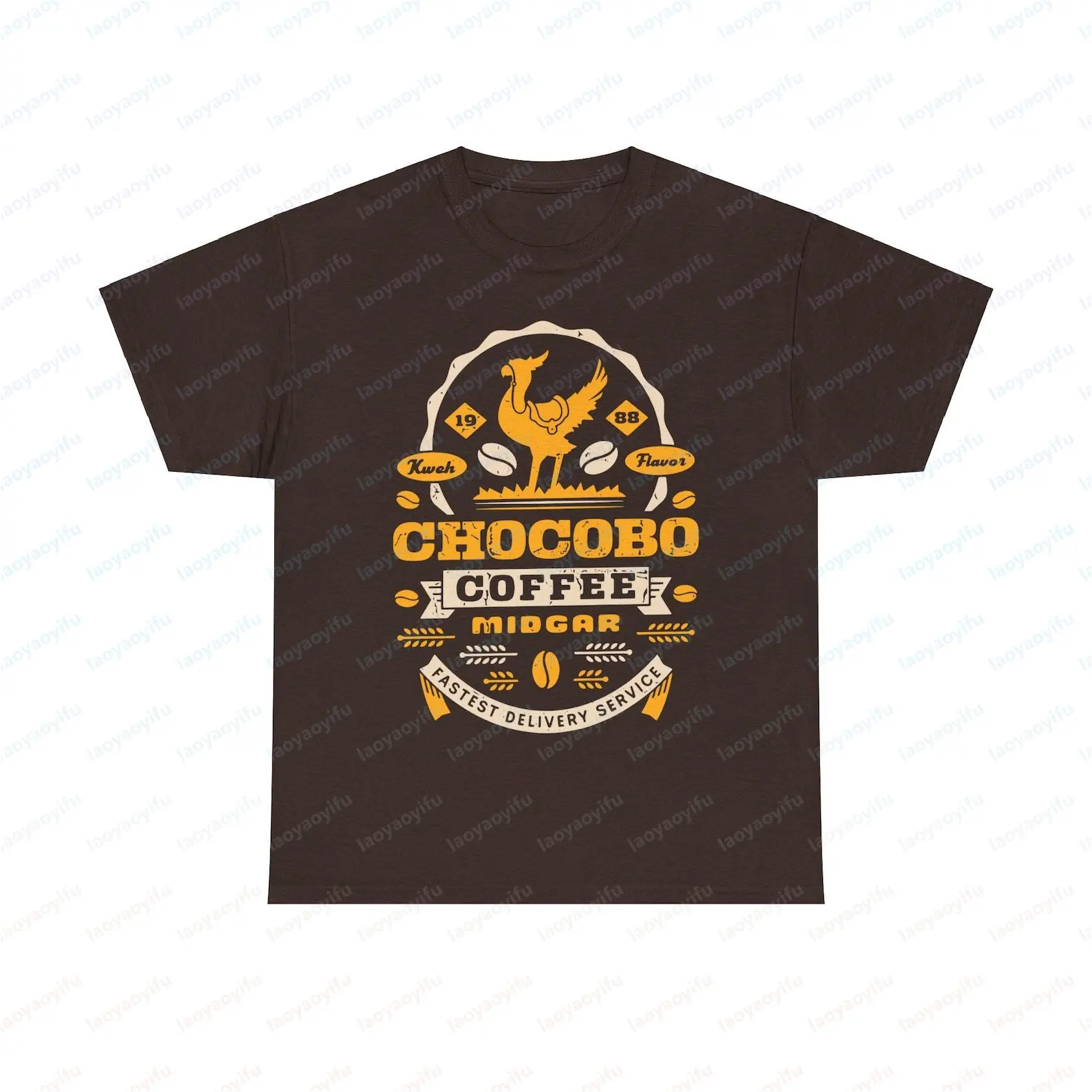 Final Fantasy Video Game Chocobo Graphic Printed T-Shirt Casual Fashion Loose RPG Game Lovers Otaku Tshirt Summer Cotton Tees