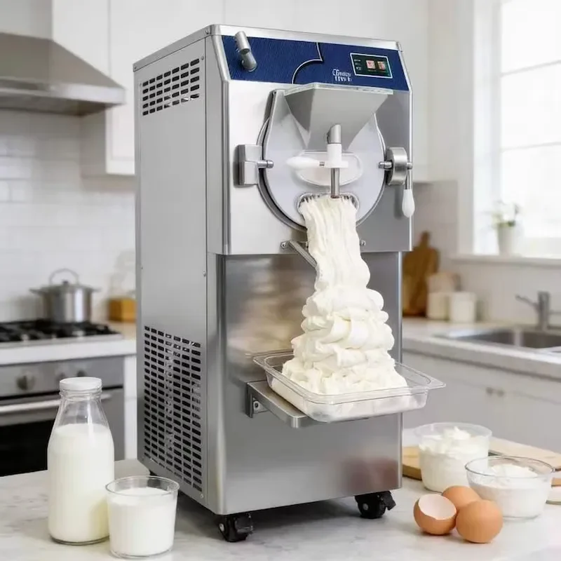 Large Capacity Output 56-108L Hard Ice Cream Machine Commercial Italian Gelato Making Machine