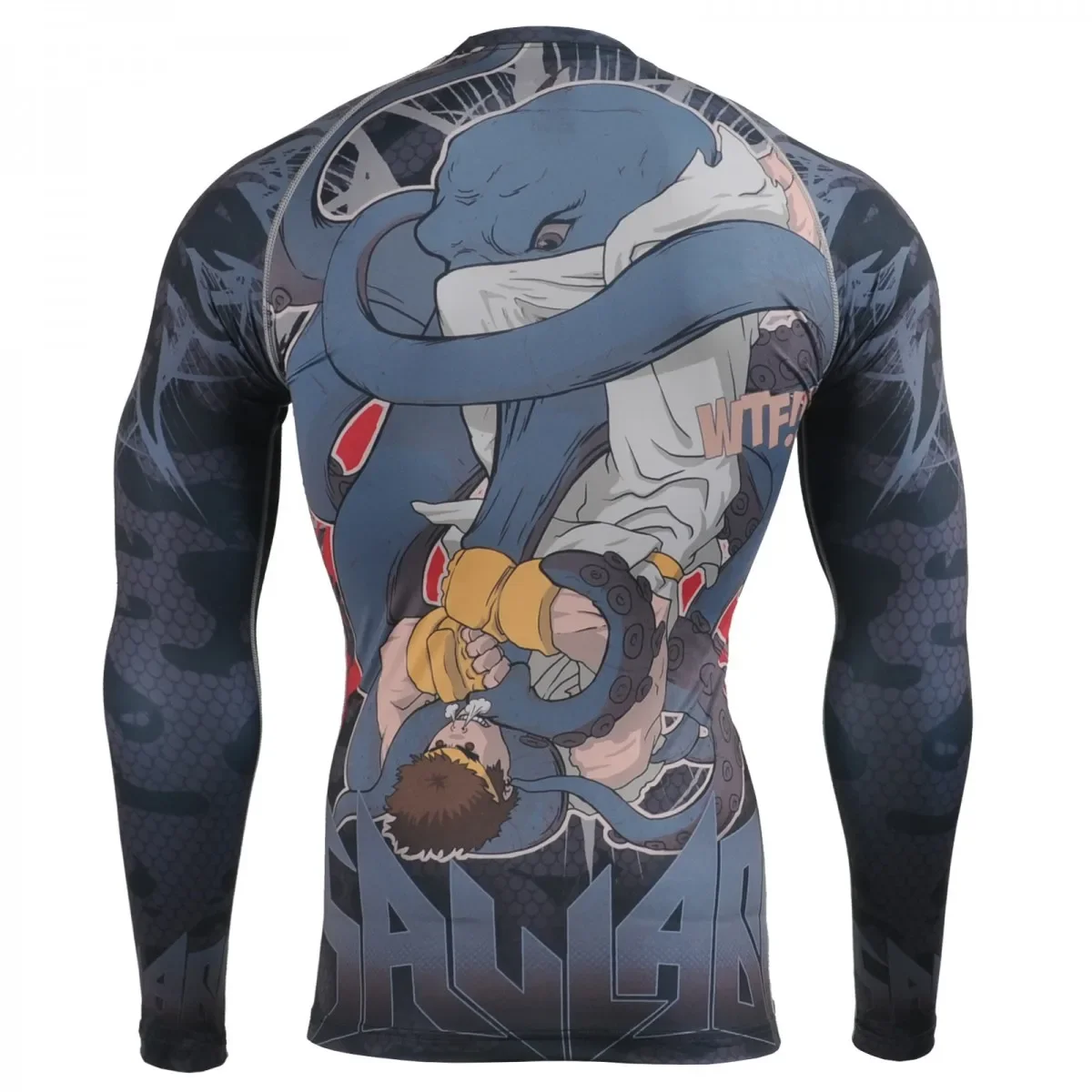 سويت شيرت مضغوط ثلاثي الأبعاد من UFC: ملابس خارجية سريعة الجفاف قابلة للتنفس مصممة لعشاق جيو جيتسو البرازيليين #4