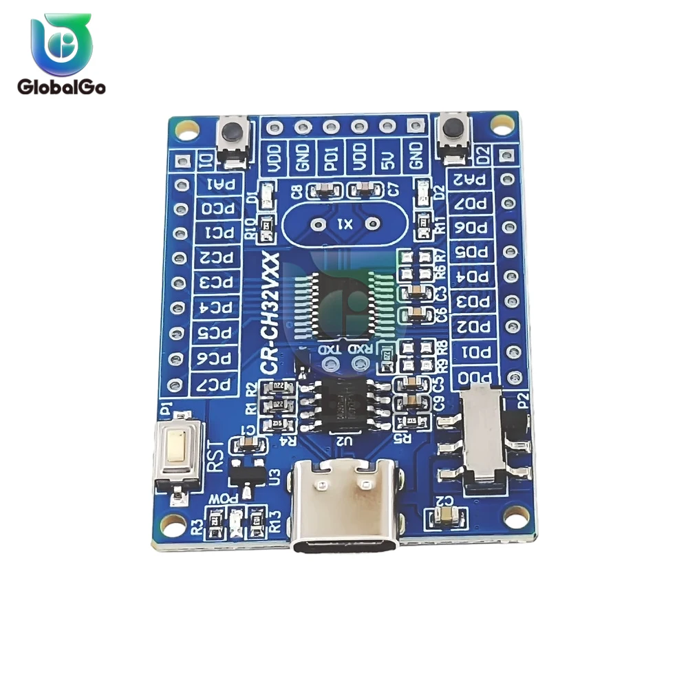 ch32v003 مجلس التنمية الحد الأدنى من نظام المجلس الأساسية risc-v2a المصدر المفتوح type-c الناقل التسلسلي العام