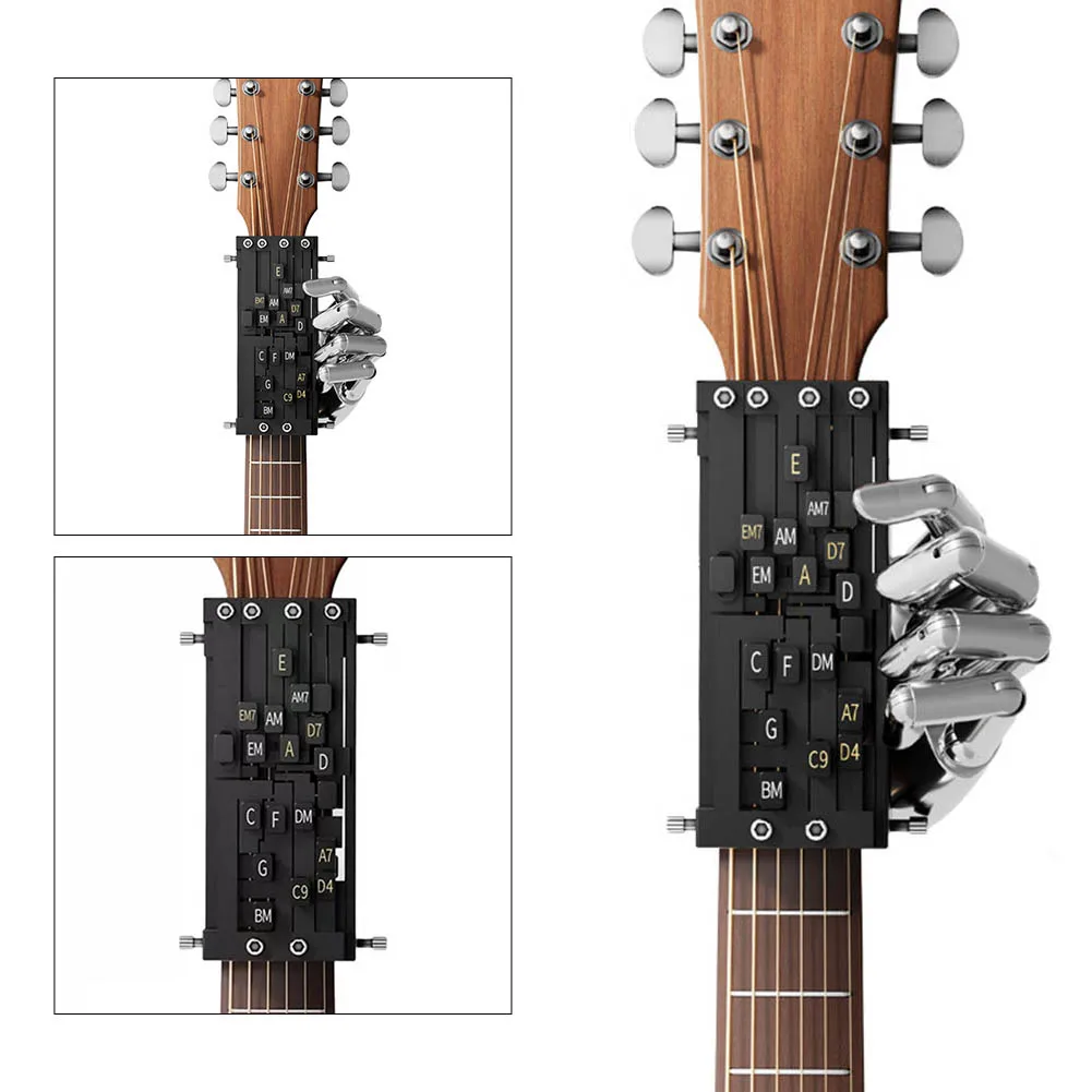 Guitar Learning Support Essential Portable Cord Pressing Device Ideal For Beginners To Enhance Their Skills Quickly