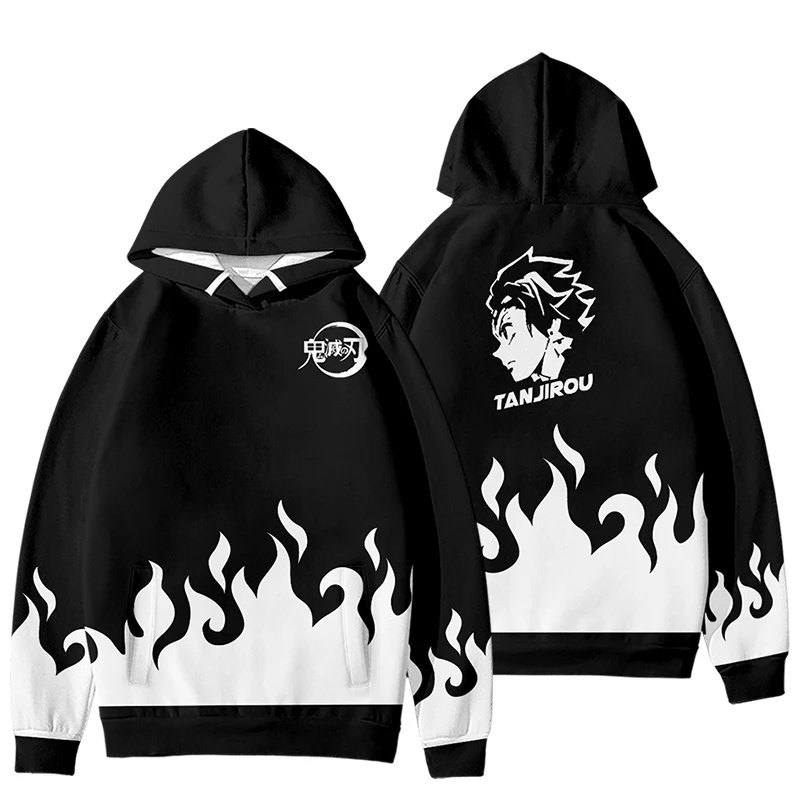 Anime Demon Killer Kimetsu No Yaiba 3d Printing Hoodie Men Women Streetwear Fashion Harajuku Hooded Oversize Sweatshirt Pullover