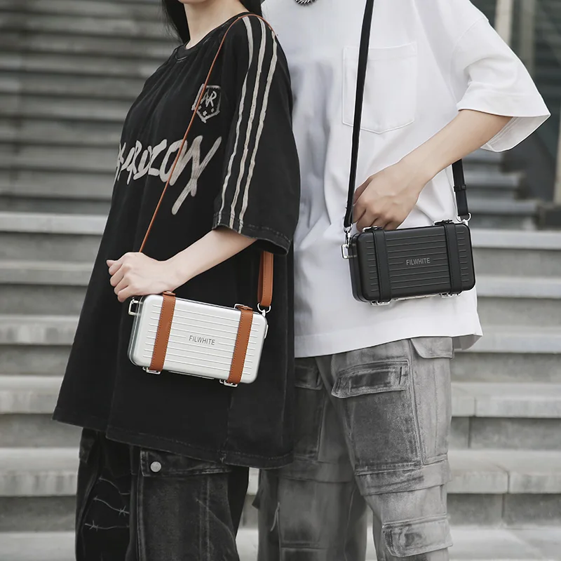 

High Quali Small Suitcase Handbag ex Single oulder Crossbody Bag Faionable Versatile Small Square Box Bag