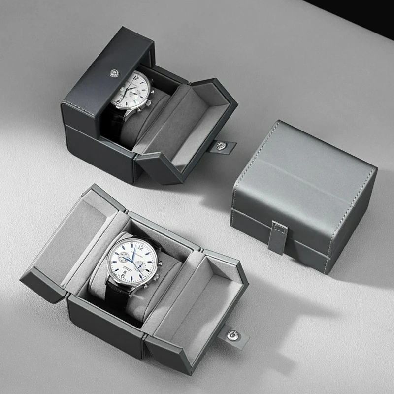 

PU portable split watch storage box, watch travel box, watch packaging box