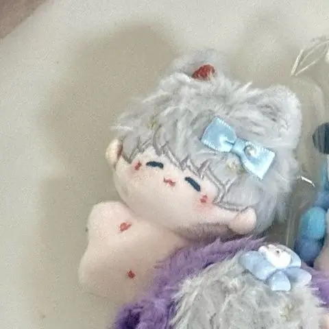 5cm Anime Love and Deepspace Rafayel Cosplay Cute Mini Plush Doll Cotton Maumet Puppet Starfish Body Naked Baby Ornament Gift