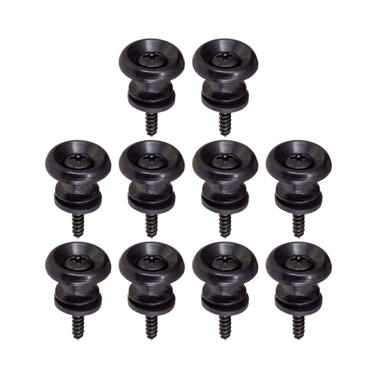 10x Guitar Strap Lock Pins Peg for Acoustic Guitar Martin Electric Guitar Bass Classical Guitar