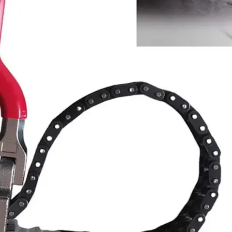 Oil For Filter Wrench with 21.6 inch Overall Length and for Dual Chain Loop System for Uniform Pressure Distribution During