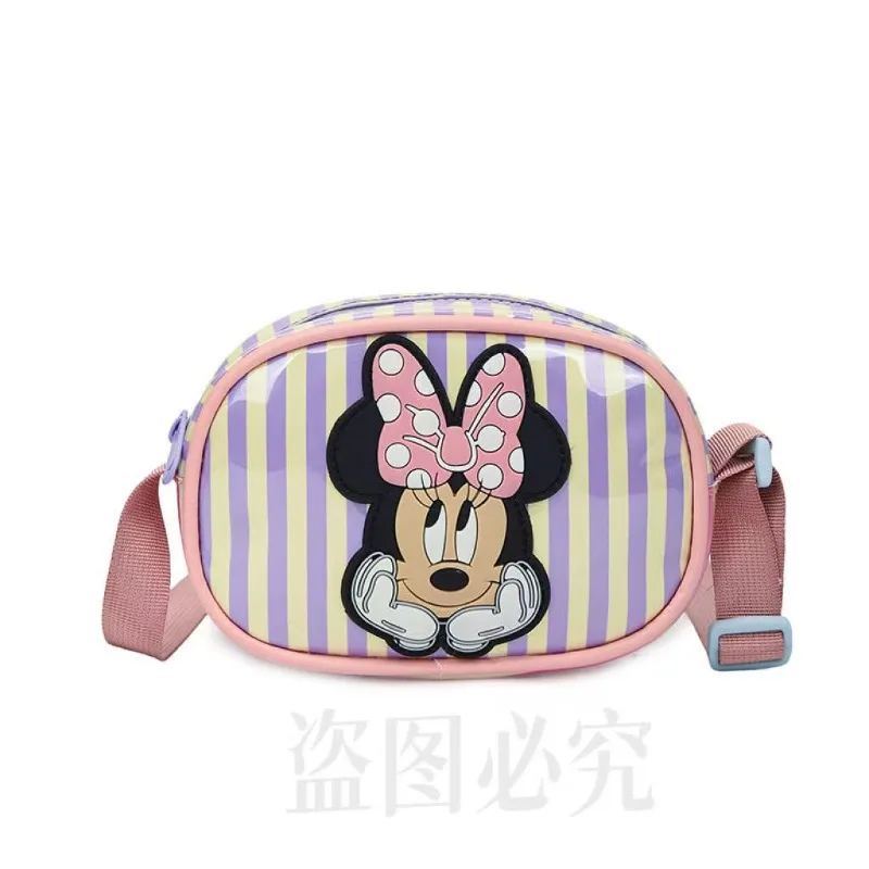 Disney 2025 Os novos sacos crossbody dos Minniestudantes dos desenhos animados, uma carteira de moedas fofa e elegante para viagem e estudantes