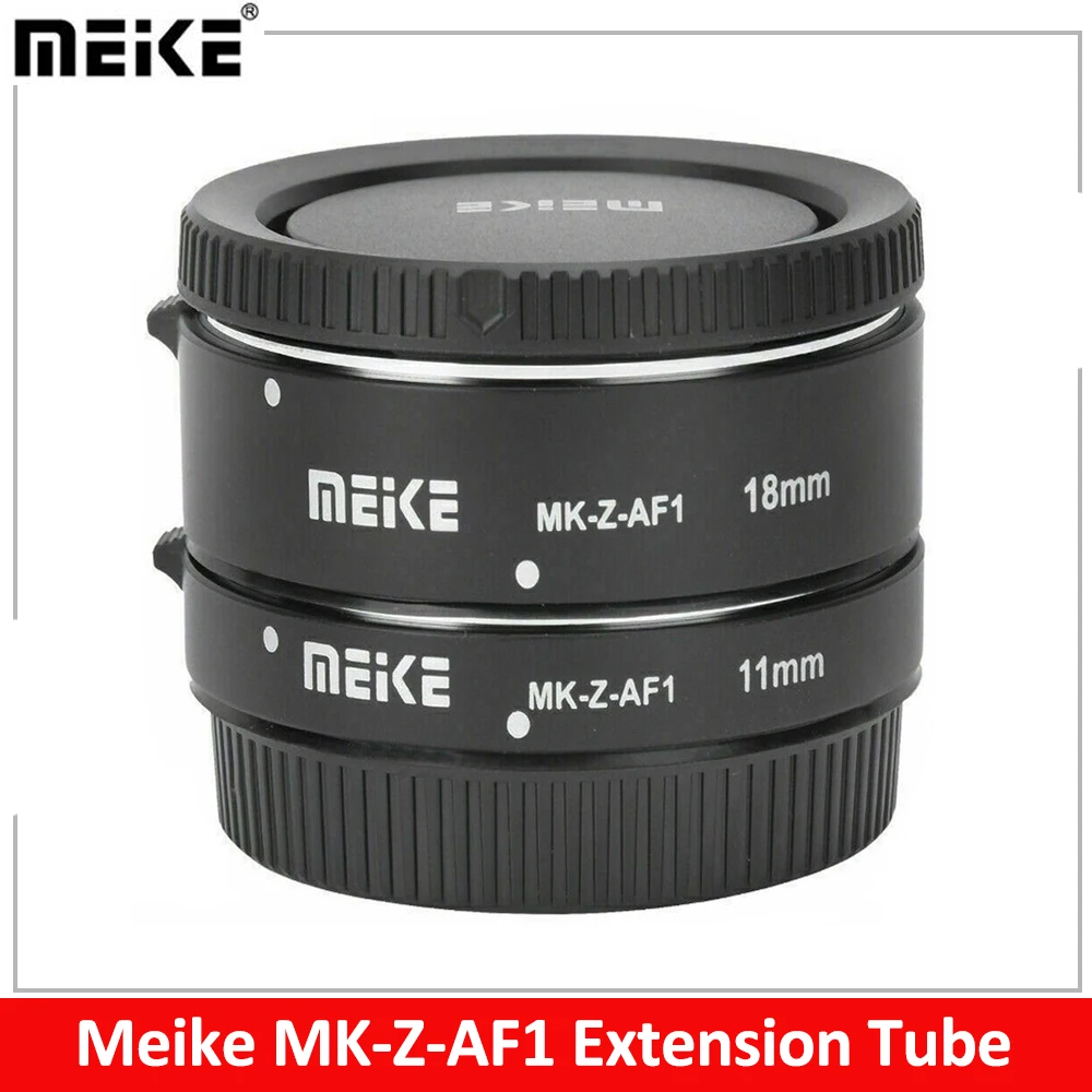 Meike – bague d'adaptation pour Nikon Z6 Z7, Tube d'extension Macro AF en métal, mise au point automatique, 11mm 18mm, MK-Z-AF1