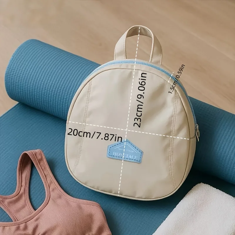 منظم السفر للملابس الداخلية والجوارب والملابس - حقيبة تخزين مع حجرات بسحاب، وخيارات باللون الوردي والبيج، وتصميم مدمج