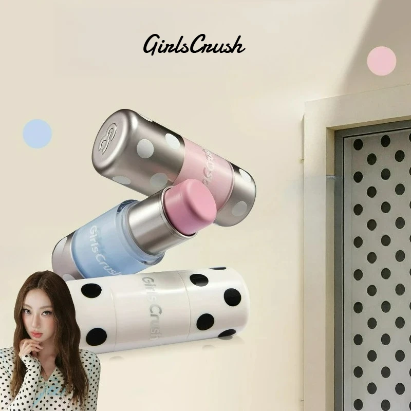 GirlsCrush Polka Dot Blusher Stick Expansion Color Soft Light Multi Purpose Cream Cheek Rouge Silky Smooth Makeup
