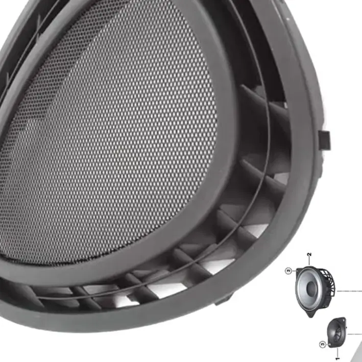 

Dashboard Speaker Vent 64229262803 For BMW Mini F55 F56 F57 F60 Black ABS Direct Replacement Air Vent Grill Cover