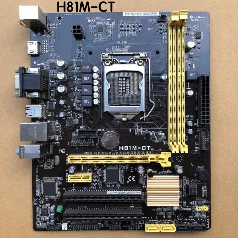 For ASUS H81M-CT Motherboard LGA 1150 DDR3 Mainboard 100% Tested OK Fully Work Free Shipping