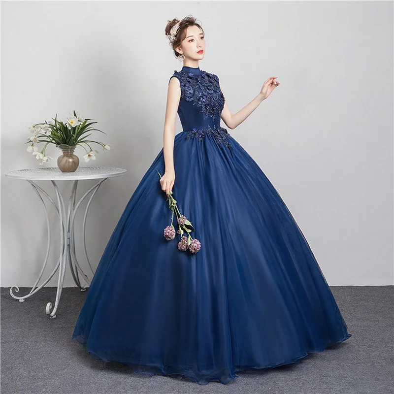 Meisheng Solo-Performance-Kleid, buntes Garn, 2025, neuer Student, Gesangskunst, Prüfungskleid, Damen-Abendkleid, Puffrock, langer Stil