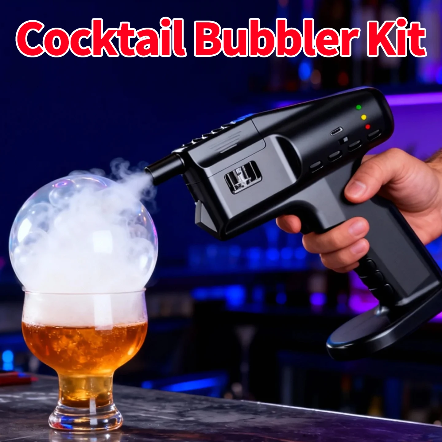 قابلة للشحن كوكتيل الدخان بندقية USB الغذاء المدخن يده نكهة الناسف مع رائحة للمنزل بار بارمان عدة المطبخ الجزيئي