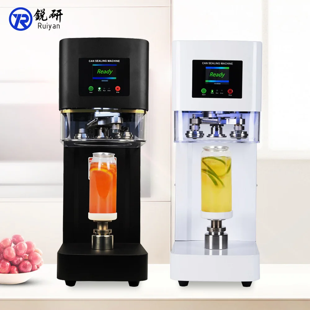 Automatic Desktop Beverage Beer Can Sealing Machine For Paper, Metal, Plastic Cans Cappingaluminum Can Sealing Machine