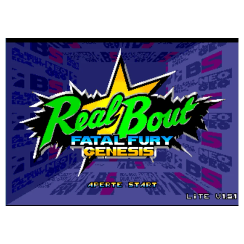 Real bout 2.0 Lite version 16 Bit Mega Drive Game cartridge more to choose