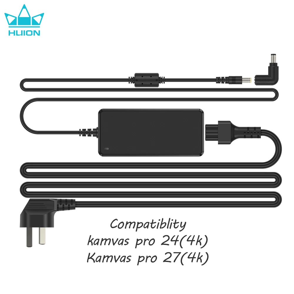 Huion Original Power Adapter for Pen Display Kamvas Pro 24 (4K), Kamvas Pro 27 (4K)