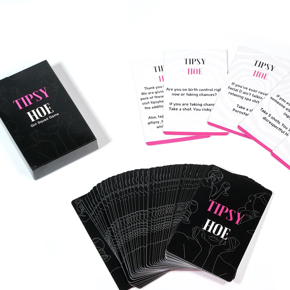 Tipsyhoe Night Game Ladies Night Game for Party Bachelorette Parties and Bridal Shower Game Drinking Games Tipsy Hoe