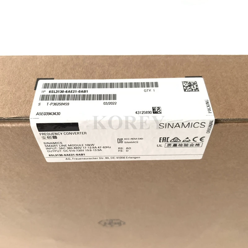 S120 SERVO DRIVER 6SL3130-6AE21-0AB1 6SL3130-6AE21-0AB0