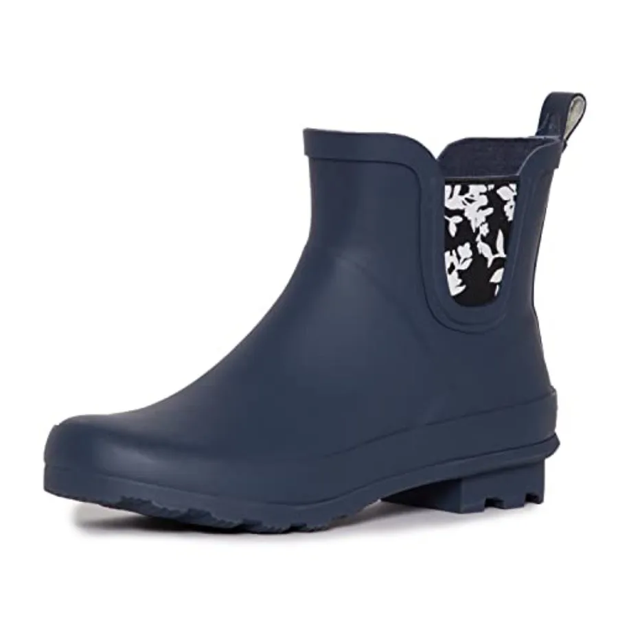 Laura Ashley Women's Waterproof Mid Cut Ankle Rain Boots